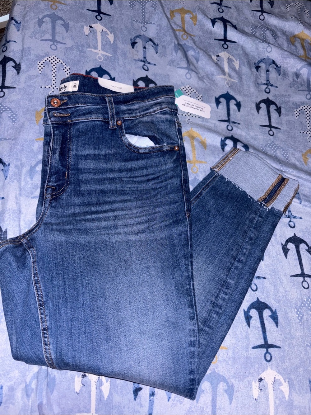 Maurice’s Edgely Super Skinny Mid Rise Jeans Size 18w